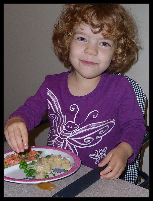 Enjoying supper
